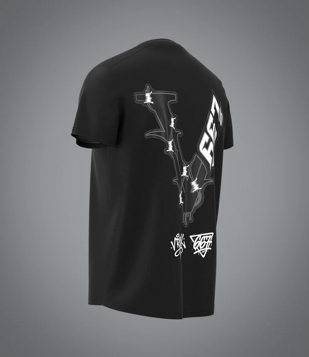 T-shirt noir VRUNK X 667