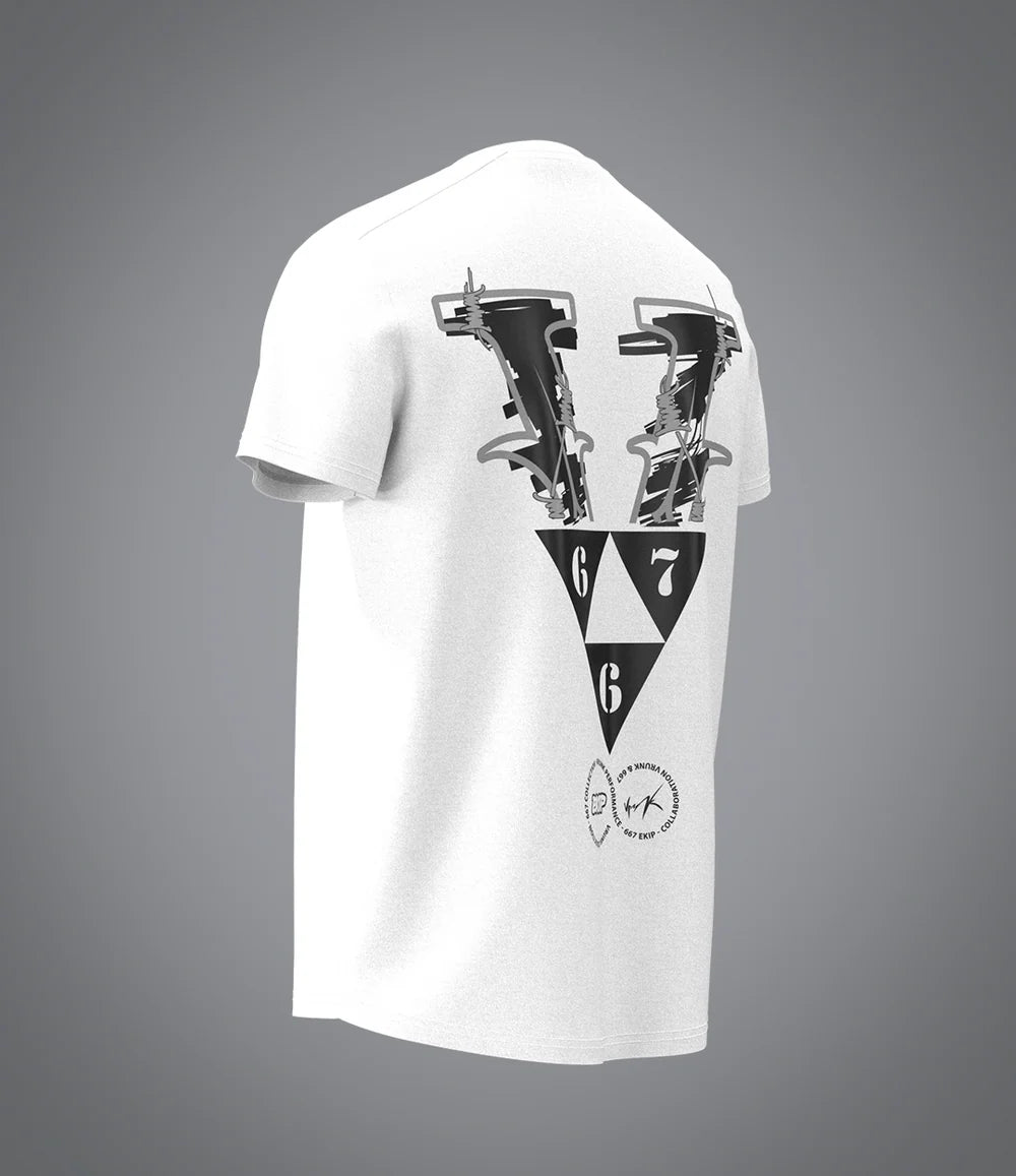 T-shirt blanc VRUNK X 667