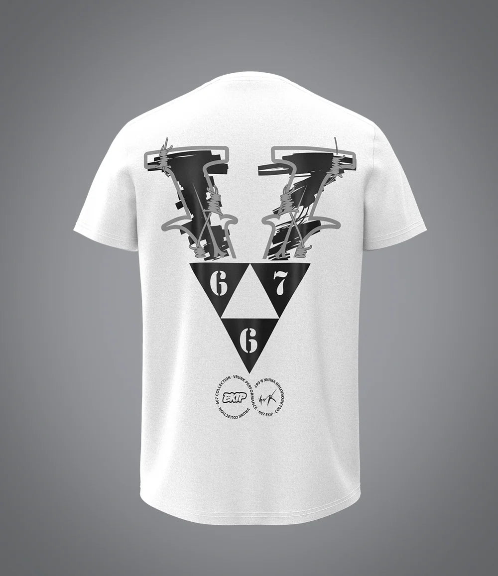 T-shirt blanc VRUNK X 667