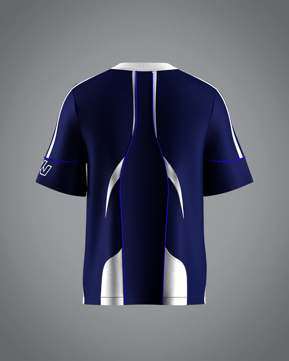 VRUNK X UNKNOWN - FOOTBALL TEE BLUE