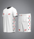 Ensemble Red Scarface Blanc