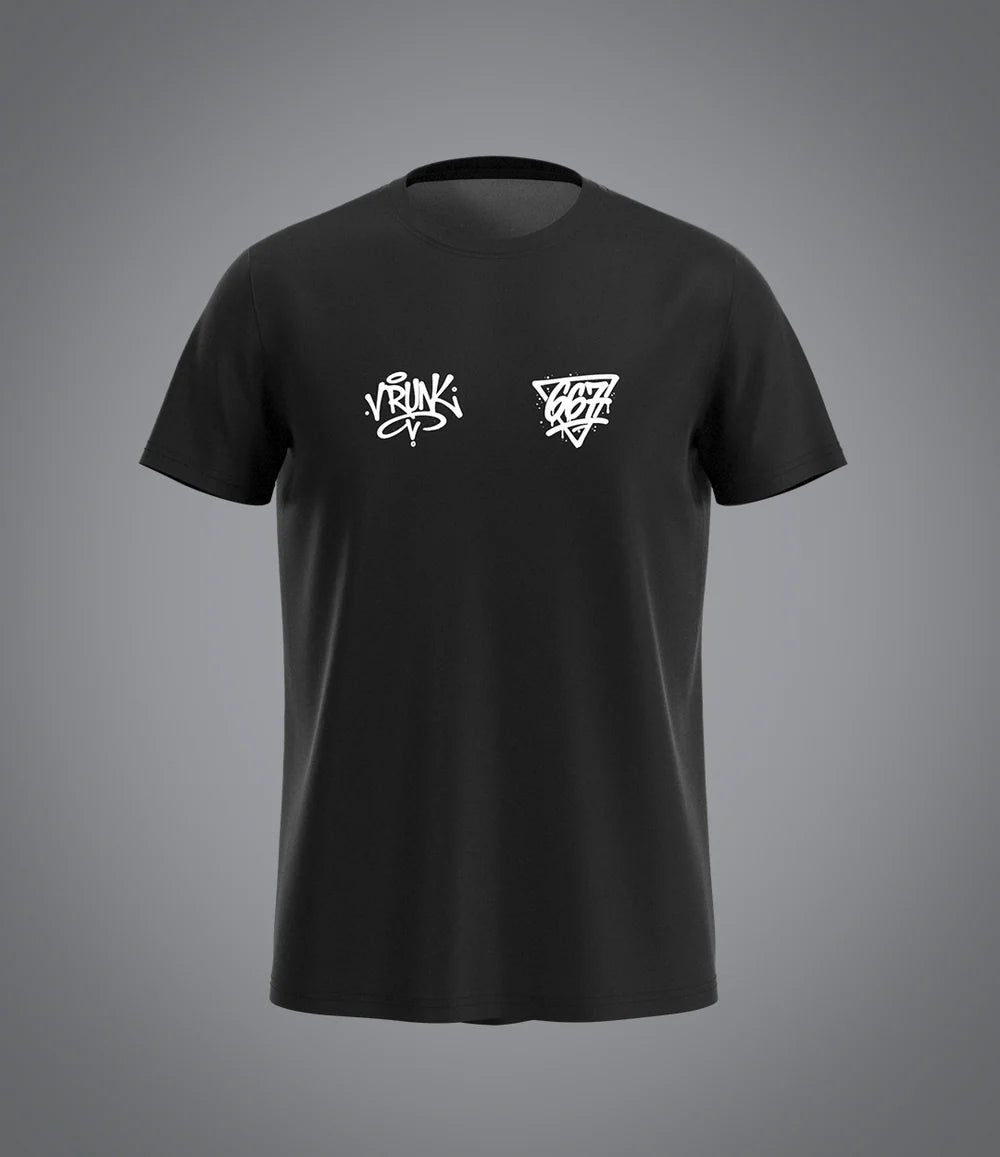 T-shirt noir VRUNK X 667