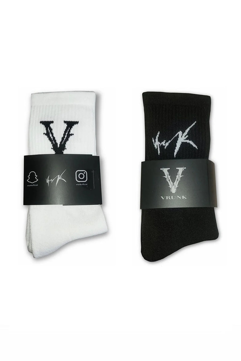 Pack chaussettes noir et blanc Prix de vente
