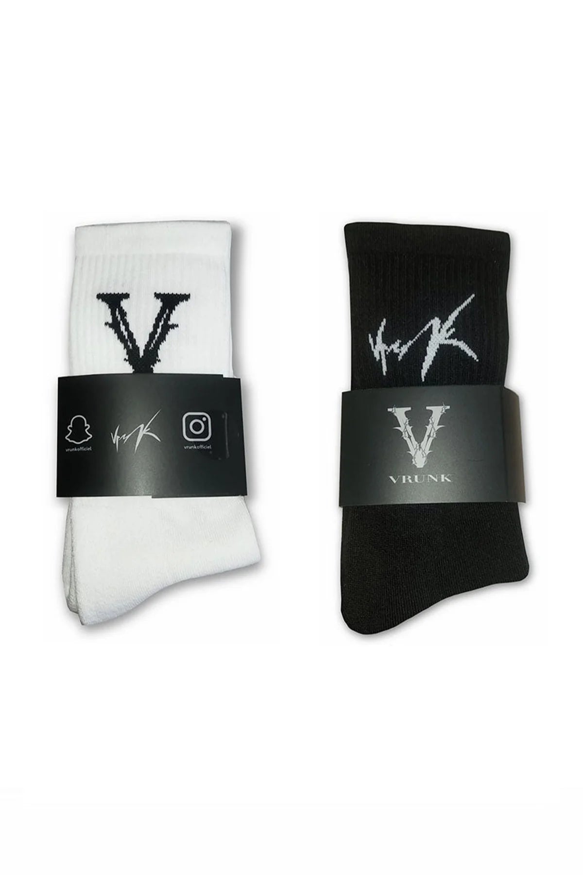Pack chaussettes noir et blanc Prix de vente
