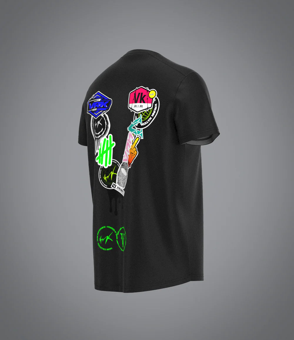 Tee-Shirt Stick The World Noir